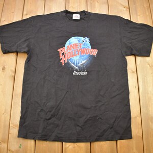 Vintage 1991 Planet Hollywood Honolulu Souvenir T Shirt / Streetwear / Made In USA / Vacation Tee / Travel T Shirt / Hawaii T Shirt