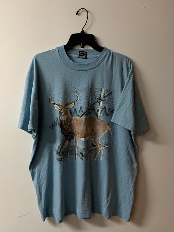 Vintage Wilderness T-Shirt / Deer / Graphic Tees /