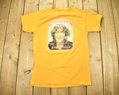 Vintage 1980 John Lennon Iron On Graphic Band T-shirt Band Tee Deadstock Single Stitch Premium Vintage Beatles Tee Made In USA