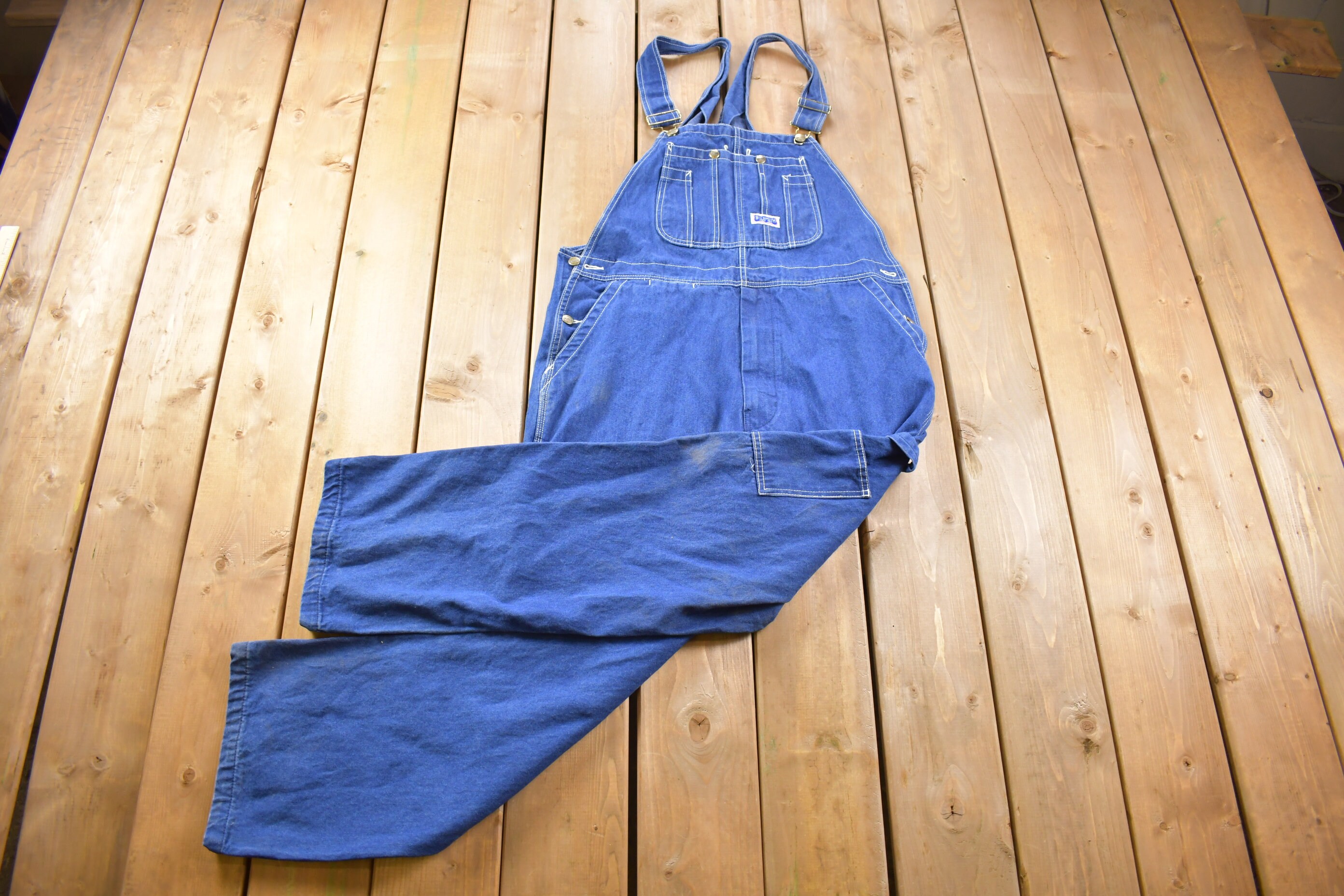 ジャケット・アウター 70's BIG SMITH Vintage Coveralls Vintage 1970s Big Smith Denim Bib Overalls Sanforized