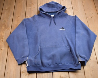 vintage blue adidas sweatshirt