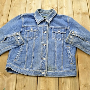 Vintage 1990s Lauren Ralph Lauren Denim Women&#39;s Jean Jacket / Vintage Denim / Streetwear / Fall Outerwear / Fall Jacket / Vintage Polo
