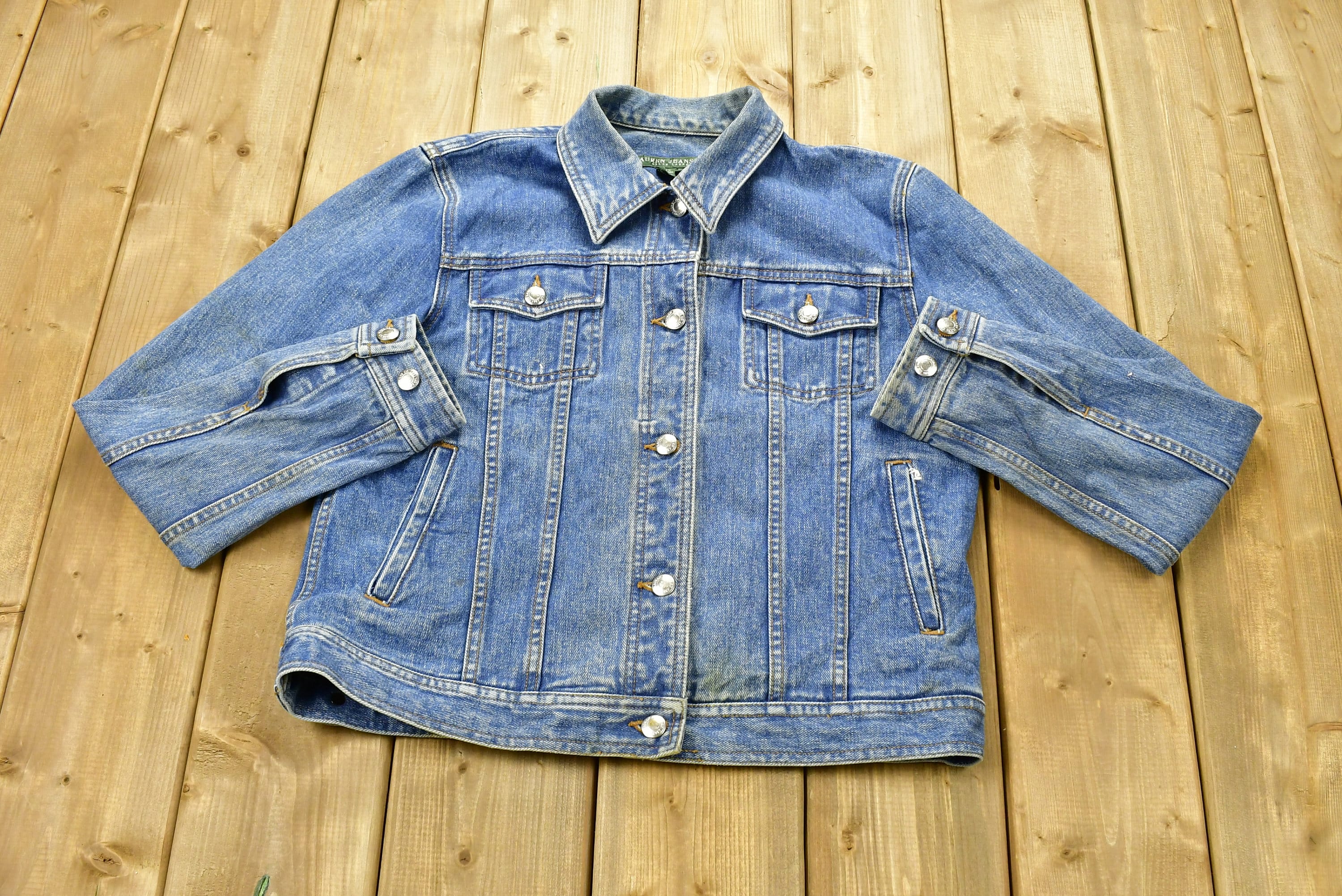 90s Ralph Lauren ライナー付 襟コーズ ジャケット DM1105 90s Ralph Lauren ライナー付 襟コーズ ジャケット DM1105
