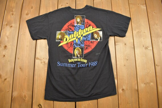 80's Dokken ツアーTシャツ　vintage Vintage 80s Dokken Beast From the East Black Tour T-Shirt