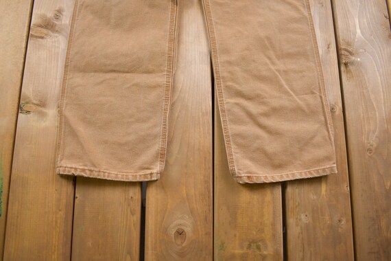 Vintage 1990s Carhartt Work Pants Size 35 x 29 / … - image 4