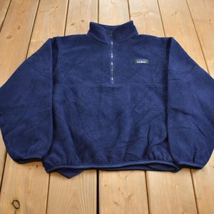 Vintage 1990s L.L Bean Fleece Sweater Made In USA