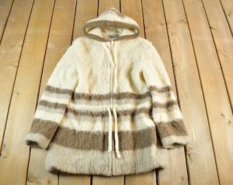 Vintage 1980s Samband of Iceland Wool Full Zip Jacket Men's Small / Wool Jacket  / Vintage 80s Jacket / Outdoor / Winter / 80s Iceland Wool
