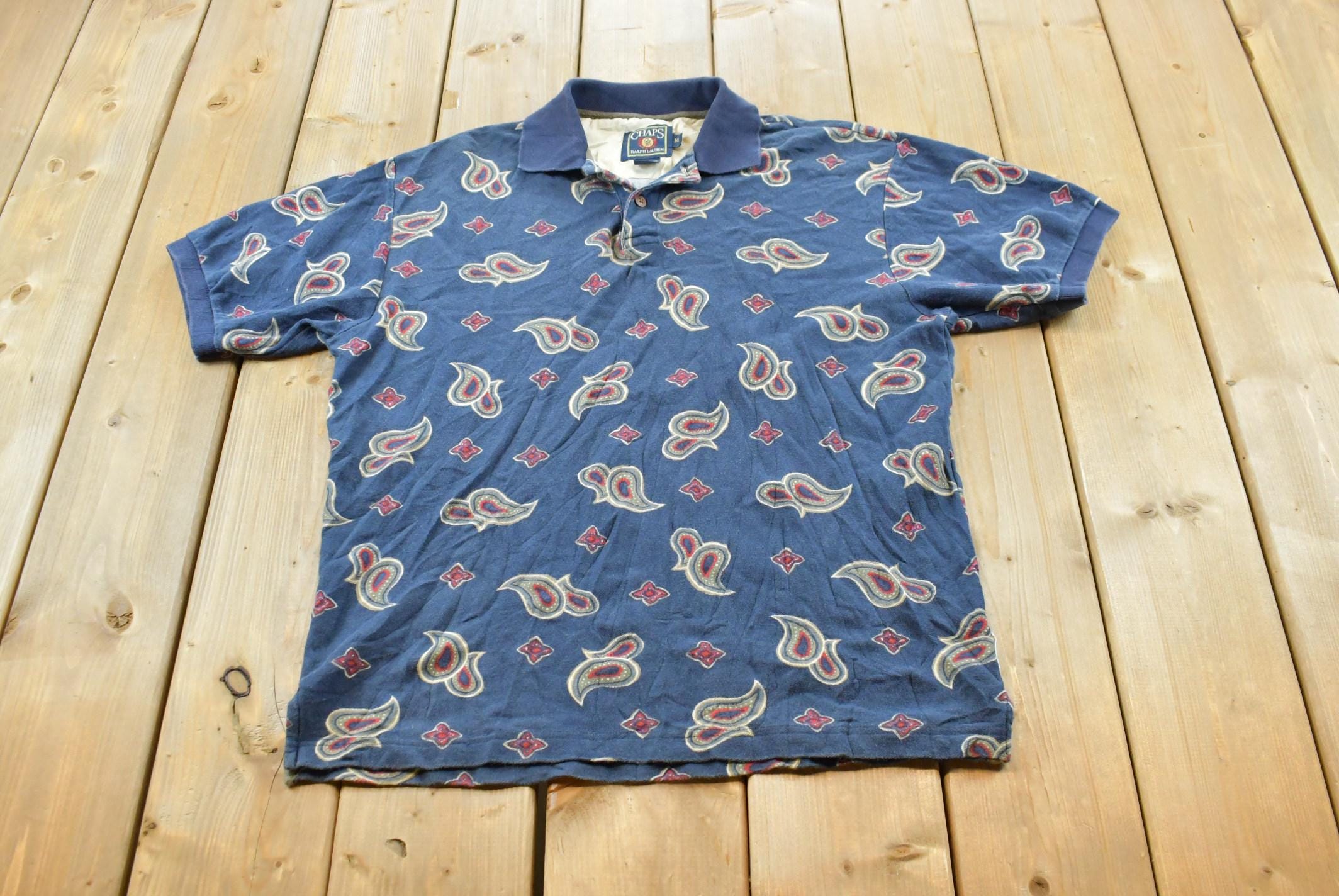 Paisley Polo Shirt - Etsy