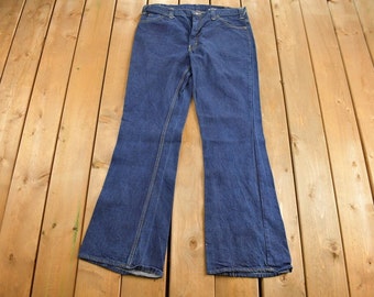 archive LEVI’S engineered flare denim Rare Levi's Engineered Twisted Leg Dark Wash Denim Flare