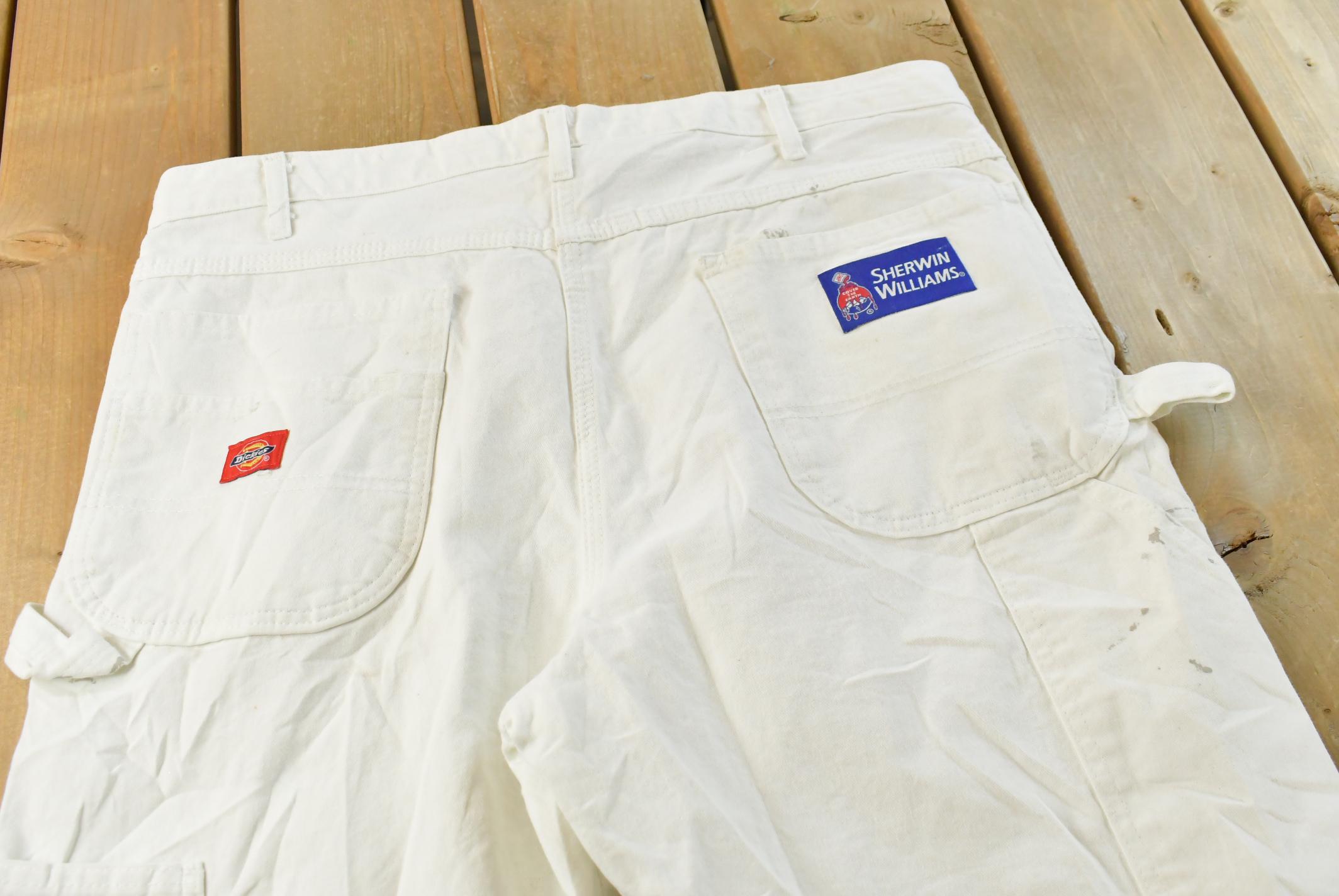 Vintage 1990's Dickies Sherwin Williams White Painters Jeans Men's