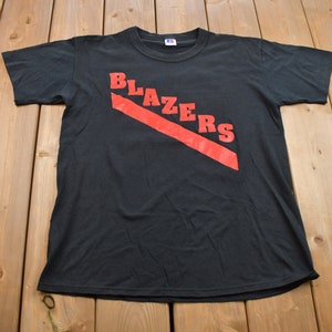 Vintage 1980s Russell Athletic Frankford Blazers Graphic T Shirt / Vintage T Shirt / Rare Vintage / Streetwear / Single Stitch / Made In USA