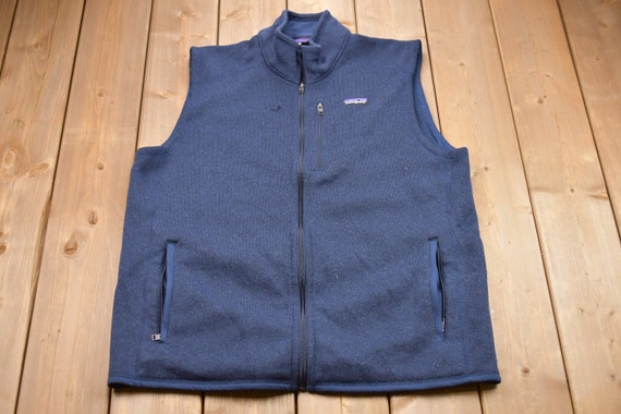 Vintage 1990s Patagonia Full Zip Fleece Sweater V… - image 1