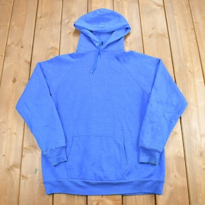 Vintage 1980s Tultex Blank Hooded Sweatshirt / 80s Hoodie / Essential / Streetwear / 90s