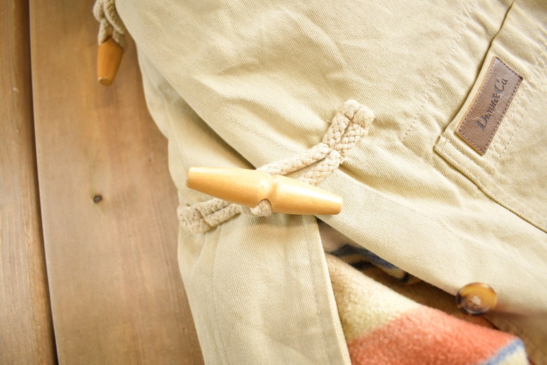 Vintage 1990s Denim&co Loop Button up Rain Jacket / Snap Button ...