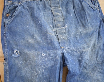 Vintage 1940s Pay Day JC Penney Denim Overalls / Vintage Overalls