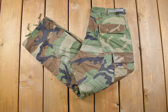 Vintage 2001 US Army Military Camouflage Cargo Pa… - image 1