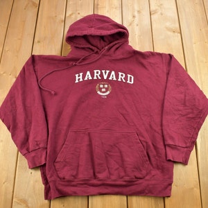 Vintage 1990s Harvard University Collegiate Hoodie / Harvard Sweatshirt / Sportswear / Americana / 90s Harvard