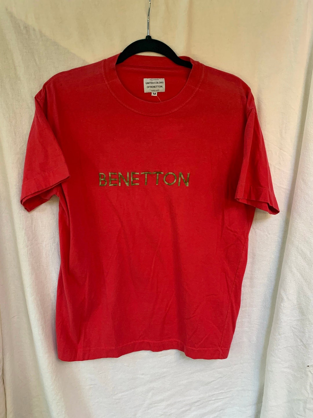 benetton レトロ　ラガーシャツ　長袖ポロシャツ　XL 90's tシャツ benetton レトロ ラガーシャツ 長袖ポロシャツ XL 90's tシャツ