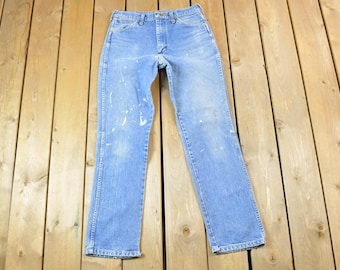 Pantalones vaqueros Wrangler de mezclilla vintage de los años 90, talla 32 x 32 / Hechos en EE. UU. / Estilo vintage americano / Ropa de trabajo / Ropa urbana / Pantalones vintage