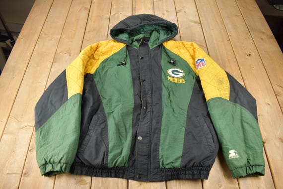 Vintage 1990s Green Bay Packers NFL Starter Pro Line Quarter Zip