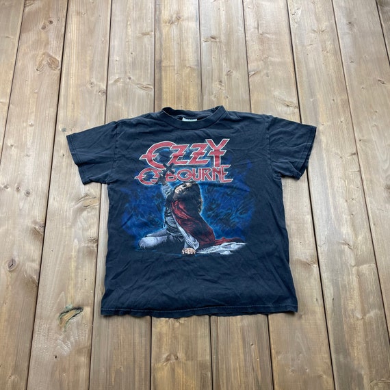 Vintage 90's Blizzard of Ozz Ozzy Ozbourne Band Graphic T Shirt