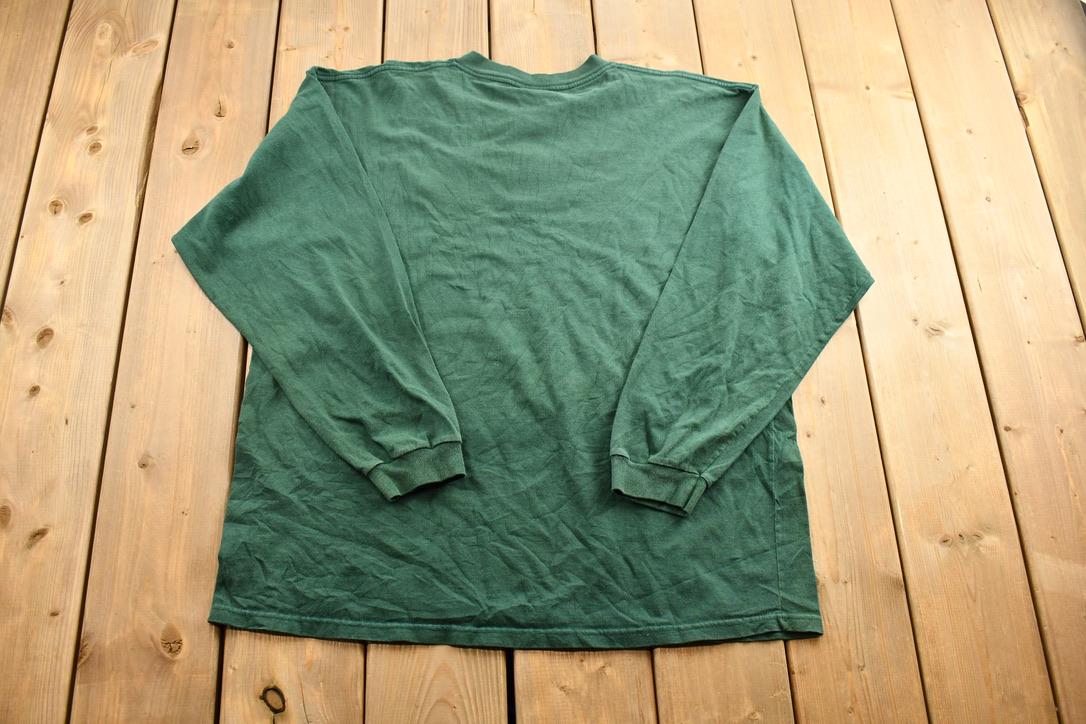 Vintage 1990s Green Bay Packers NFL Long Sleeve Embroidered Logo