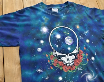 Vintage 1997 Grateful Dead Steal Your Face Off T-Shirt / Deadhead Graphic / Band Tee / Fruit Of The Loom / Made In USA