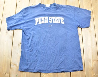 Vintage 1990s Nike Penn State University Collegiate T-Shirt / NCAA Tee / Americana / Sportswear
