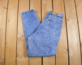 Vintage 1990s Lee Mid Wash Denim Jeans 29 x 29 / Vintage Denim / Distressed Jeans / Streetwear Fashion / / Vintage Pants