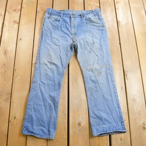 Vintage 1970s Levi&#39;s Orange Tab Jeans Size 37 x 28 / Vintage Denim / Straight Leg Jeans / Made In USA / Vintage Levi&#39;s / Boot Cut