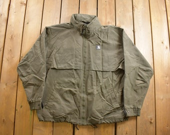 Vintage 1990's Carhartt Coat / Workwear / Streetwear / 90s / Lined Jacket / Distressed Carhartt / 90s