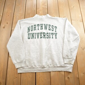 Vintage 1980s Northwest University Turtleneck Made In USA