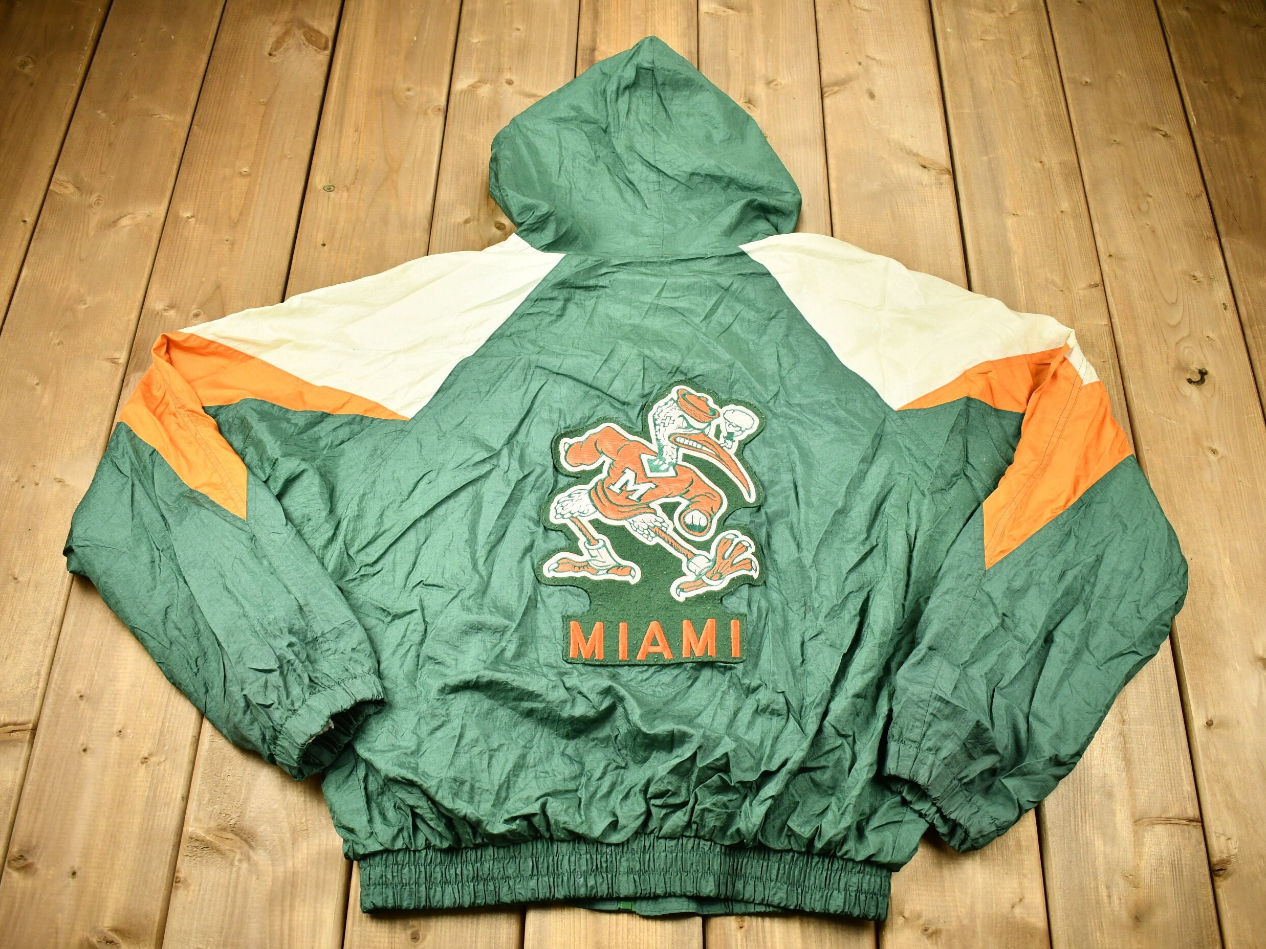 LegacyVintage99 Vintage University of Miami Hurricanes Hoodie Sweatshirt Starter Xtra Large XL 305 The U Miami Florida NCAA College Football 1990s 90s