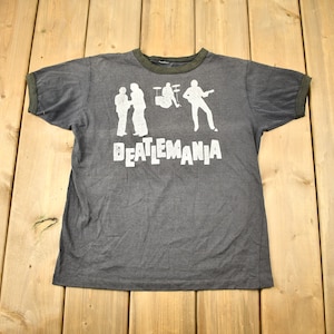 Vintage 1970s The Beatles Beatlemania Ringer T-shirt / Band Tee / Single Stitch / True Vintage  / Music Promo / Premium Vintage