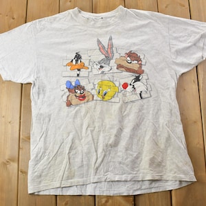 ヴィンテージ 1990 年代 ワーナー ブロ バッグス バニー カートゥーン プロモ T シャツ / 90 年代 グラフィック T シャツ / ヴィンテージ ミッキー マウス / アメリカ製 / 90 年代 ディズニー T シャツ