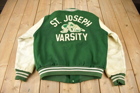 HOLTS Sporting Goods グリーンジャケット 40 ヴィンテージ Oakland Athletics A's Chalkline Jacket Satin Elephant Spell Out