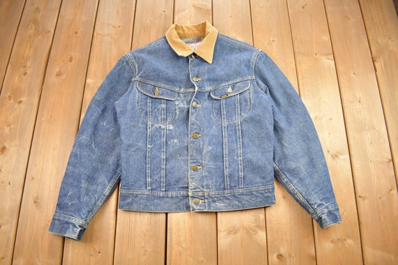 Vintage 1970s Lee Storm Riders Jean Jacket / Vintage Denim