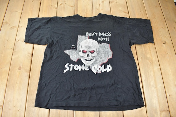 Vintage 1998 Dont Mess With Stone Cold Steve Austin Wrestling