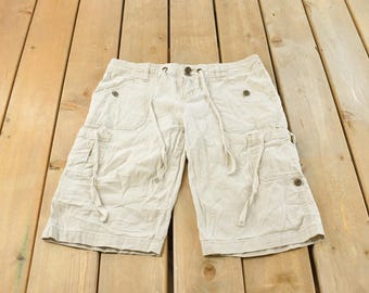 Vintage 1990s Life Energy Intelligence LEI Cargo  Shorts Women's 33 / 90s Streetwear / Summer Wear