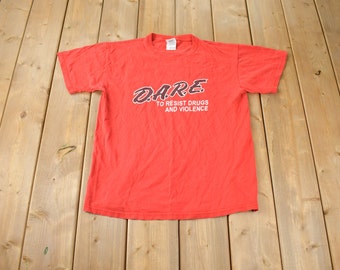 Vintage 1990s D.A.R.E Graphic T Shirt