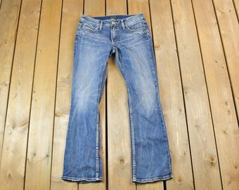 Vintage Y2K Silver Jeans Size 30 x 30 / Made in USA / American Vintage / Workwear / Streetwear / Vintage Pants