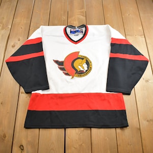 Vintage 1990s NHL Ottawa Senators CCM Hockey Jersey Made In Canada
