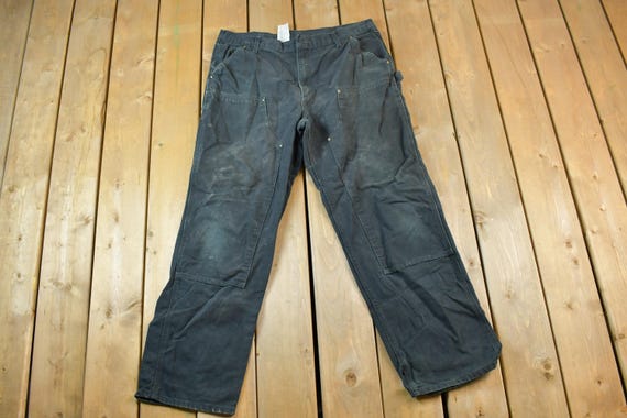 Vintage 1990s Carhartt Double Knee Denim Jeans Work Pants Size