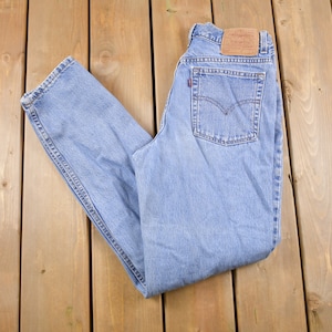 Vintage 1990s Levi&#39;s 512 Red Tab Denim Slim Fit Jeans Size 28 x 32 / Vintage Denim / Streetwear / Jeans / Made In USA / Vintage Levi&#39;s