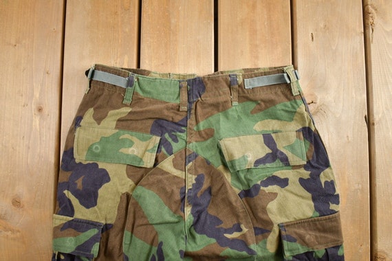 Vintage 1990s US Army Camouflage Cargo Pants Size… - image 5