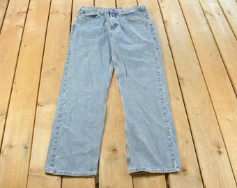 Vintage 1990s Carhartt Carpenter Denim Jeans Men's 34 x 32 / 90s Carpenter Pants / Vintage Workwear