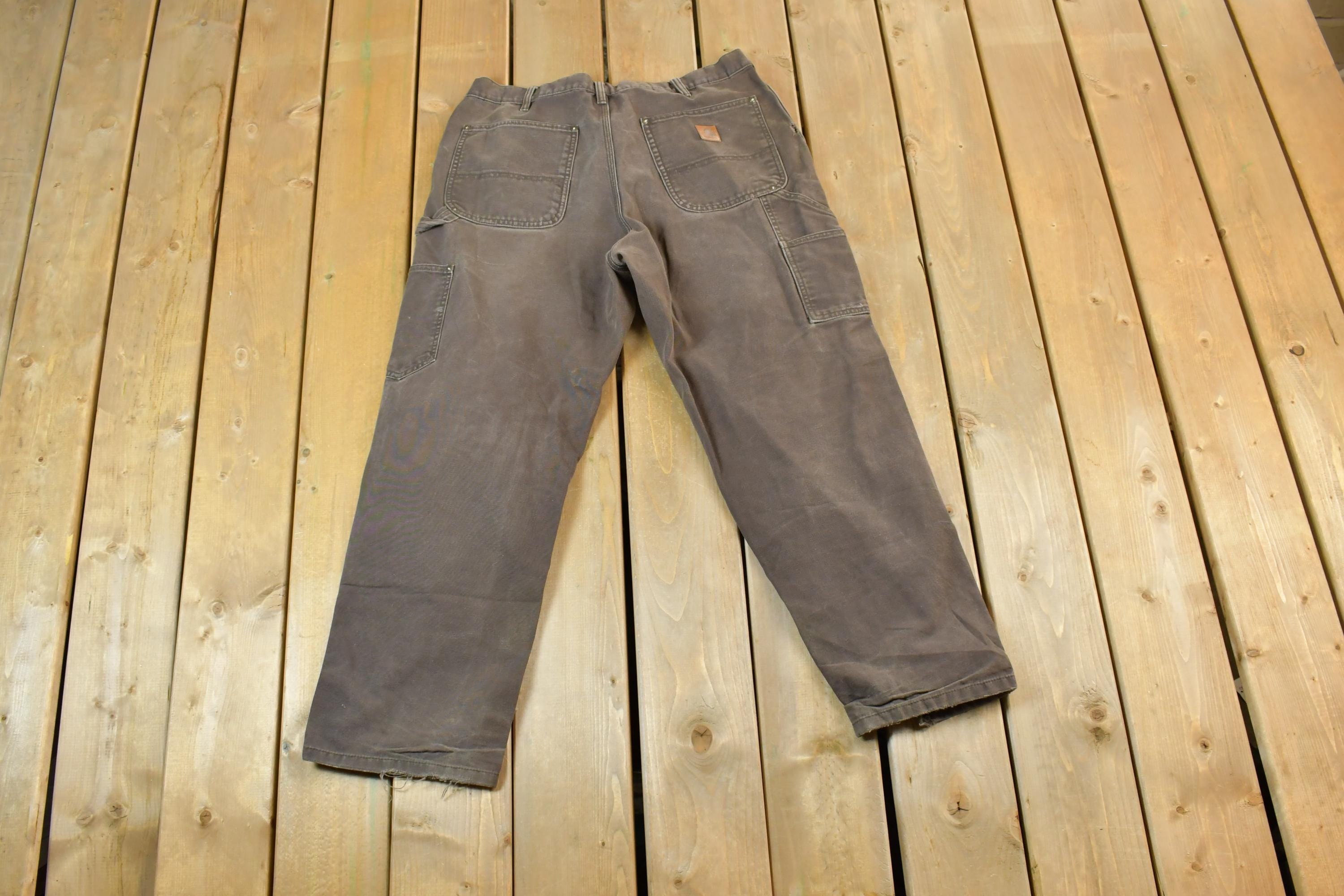 Vintage 1990s Carhartt Double Knee Dungaree Fit Work Pants Size