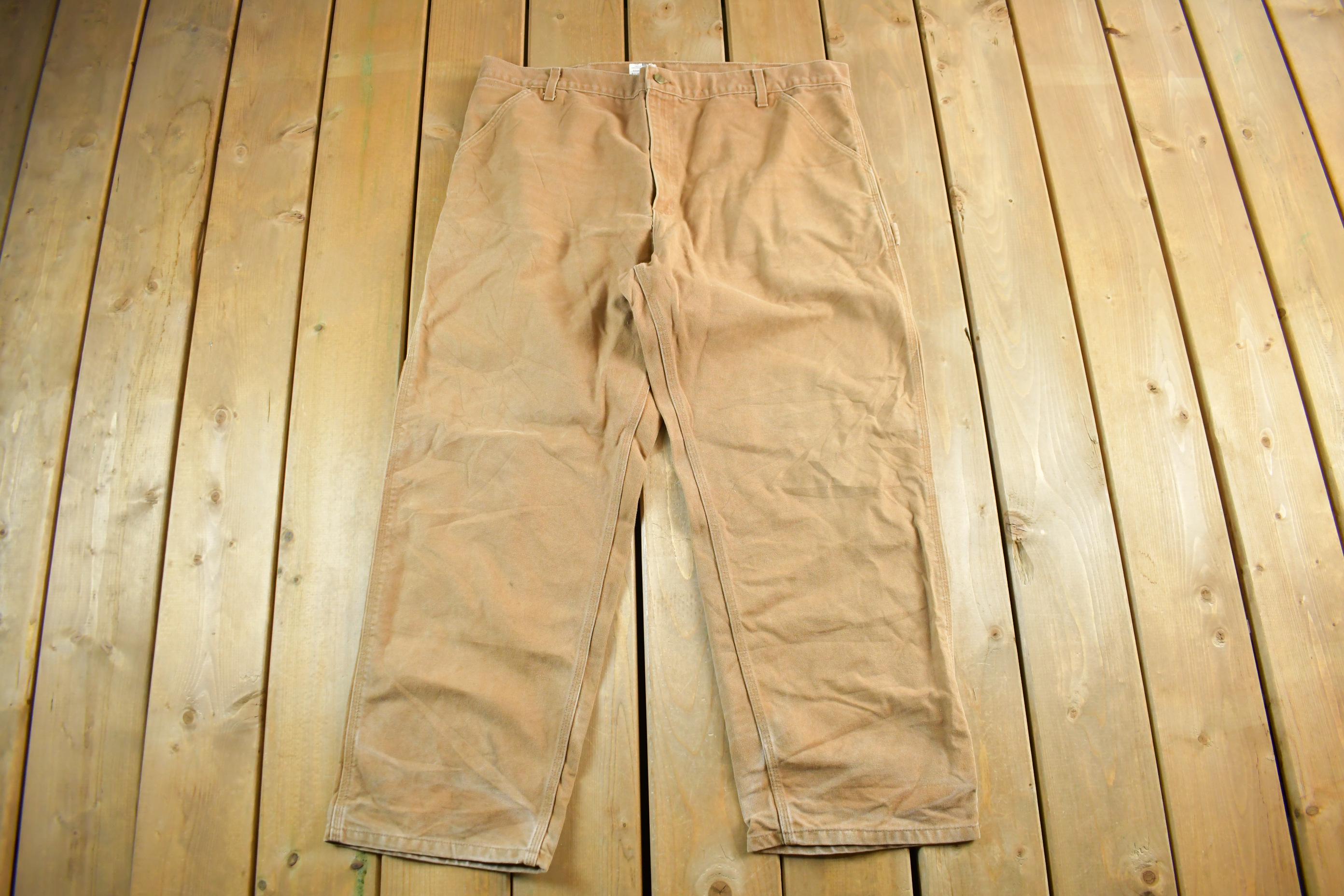 Vintage 1990s Carhartt Distressed Work Pants Adult 40 X 29.5 / 90s