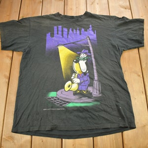 Vintage 1990s Droopy Born To Droop Cartoon T-Shirt / 90s Graphic Tee / Cartoon Tee / Made In Australia / Droopy / Size Large