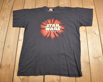 Vintage 1999 Star Wars Episode 1 Promo T-Shirt / The Phantom Menace / 90s / Vintage Movie Tee